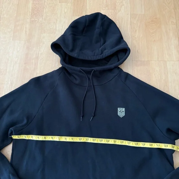Men's Nike Black US Soccer Fleece Pullover Hoodie Large - Picture 3 of 7